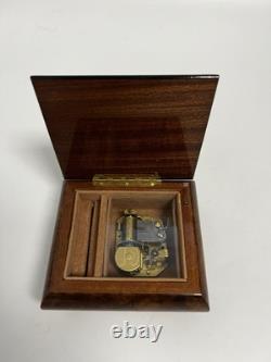 Rita Ford Music Boxes Angel Swiss Reuge Movement Italy Made Wood Music Box