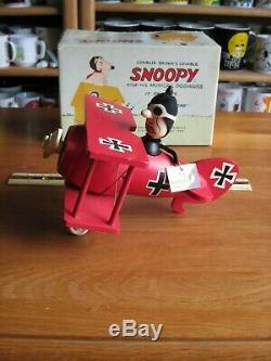 SNOOPY / PEANUTS LOT Of 2 WOOD MUSIC BOXES SCHMID VINTAGE