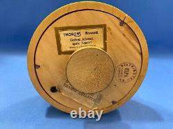 STEINBACH Christmas Music Box Angel Baby Wood Germany Vintage Thorens