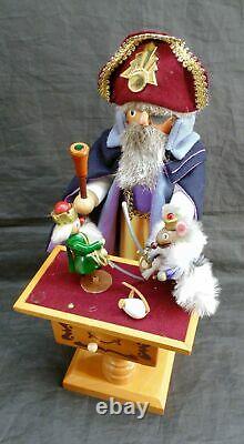 STEINBACH NUTCRACKER S840 DROSSEMEYER MUSICAL MECHANICAL GERMAN SMOKER WithBOX