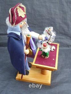 STEINBACH NUTCRACKER S840 DROSSEMEYER MUSICAL MECHANICAL GERMAN SMOKER WithBOX