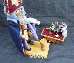 STEINBACH NUTCRACKER S840 DROSSEMEYER MUSICAL MECHANICAL GERMAN SMOKER WithBOX