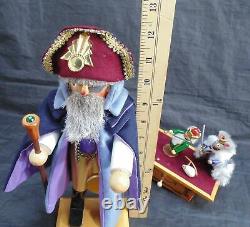 STEINBACH NUTCRACKER S840 DROSSEMEYER MUSICAL MECHANICAL GERMAN SMOKER WithBOX