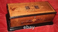 SUPERB NICOLE FRERES'EXPRESSION' MUSIC BOX -plays 12 OPERATIC and POPULAR AIRS