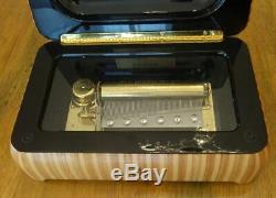 SWISS MADE, MECHANICAL MUSIC BOX by REUGE, WALNUT CASE, BOXED, MANUALS, etc