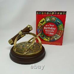 San Francisco Co Birthstone Zodiac Music Box Kaleidoscope Brass Wood Astrology