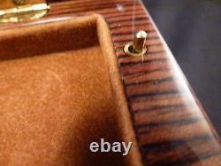 San Francisco Music Box Company Italy Sanyo Wood Marquetry Music Box withbotton