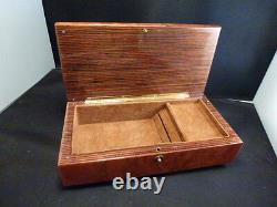 San Francisco Music Box Company Italy Sanyo Wood Marquetry Music Box withbotton