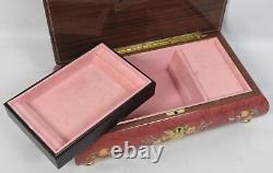 San Francisco Music Box Sorrento Italy Wood Inlay Marquetry Jewelry Box Reuge