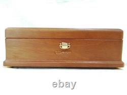 Sankyo Music Box 50 Valve Orpheus Brown Wood x Glass F. F. Chopin 3 Songs EX201H