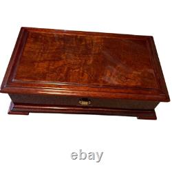 Sankyo Orpheus 50-Note Music Box DX103-AA Mahogany Beethoven's Fate & Ode to Joy