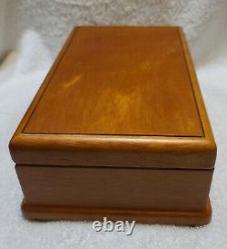 Sankyo Orpheus 50 Note Walnut Wood Music Box F. F. Chopin 3 Parts