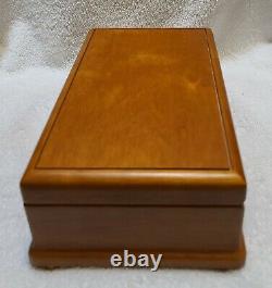 Sankyo Orpheus 50 Note Walnut Wood Music Box F. F. Chopin 3 Parts