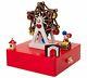 Sanrio Hello Kitty Wooden Music Box (ferris Wheel) New In Box Christmas Gift F/s