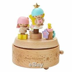 Sanrio Little Twin Stars Wooden Music Box Christmas New