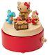 Sanrio Wooden Music Box Hello Kitty Limited Liman Red Brown 577871