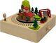 Sanrio Wooden Music Box Stations And Trains H9108 New