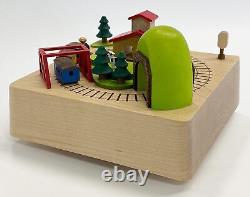 Sanrio Wooden Music Box Stations and Trains H9108 NEW