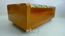 Shalom Alechem Music Box Judaica Old Vintage Rare Solid Wood