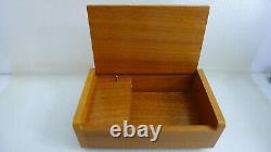 Shalom Alechem Music Box Judaica Old Vintage Rare Solid Wood