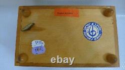 Shalom Alechem Music Box Judaica Old Vintage Rare Solid Wood