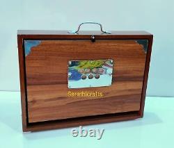 Shruti Box 16x12x3 Inches Teak wood and Ply 432Hz Sur Pete With foot padel & Bag