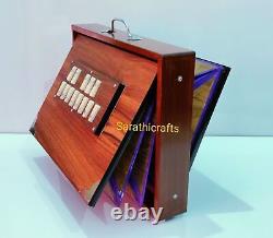 Shruti Box 16x12x3 Inches Teak wood and Ply 432Hz Sur Pete With form Bag