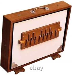 Shruti Box White Color Music Instrument Tuned to 432Hz, Teak Wood Shruti Box 16