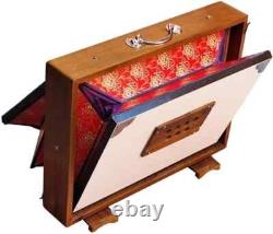 Shruti Box White Color Music Instrument Tuned to 432Hz, Teak Wood Shruti Box 16