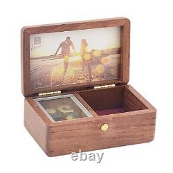 Sinzyo Music Box Wooden Photo Frame Music Box (Rosewood Song Castle in the Sky)