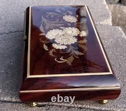 Sorrento Inlaid Music Box Love Story Theme Made in Italy