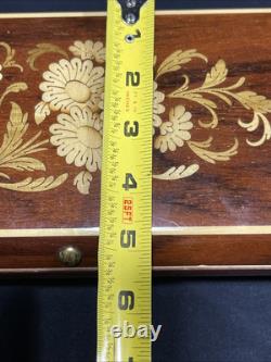 Sorrento Inlaid Music Box Love Story Theme Made in Italy