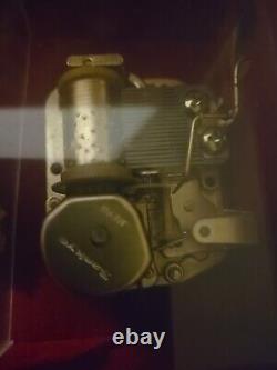 Sorrento Intarsio hand-made Floral wood Inlay Italian Music Jewerly Box With Key