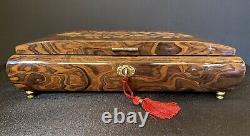 Sorrento Italian Wood Inlay Locking Musical Jewelry Box