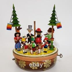 Steinbach Musical Wood Christmas VIDEO Tree Reuge Germany Swiss Movement Happy