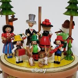 Steinbach Musical Wood Christmas VIDEO Tree Reuge Germany Swiss Movement Happy