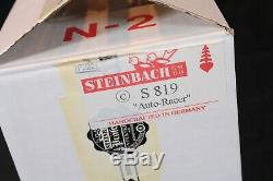 Steinbach Wood Nutcracker Musical Auto Racer Smoker # S819 12 Long New In Box