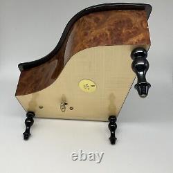 Stunning Sankyo Movement Music Box piano Made In Italy? Inlaid Wood