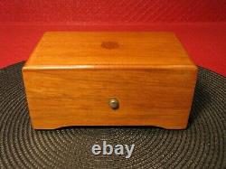 Stunning Vintage Thorens Music Box 4 Song 52 Note Swiss Movement Wood Case Works