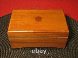 Stunning Vintage Thorens Music Box 4 Song 52 Note Swiss Movement Wood Case Works