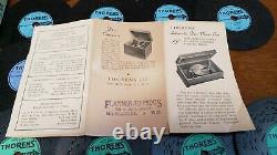 Superb Thorens AD 30 Automatic Disc Wood Music Box with31 Metal Discs, Working