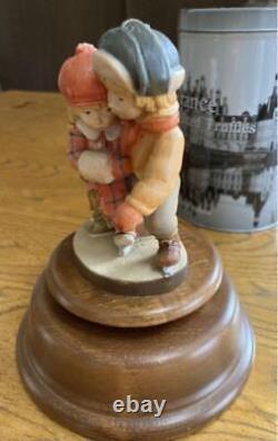 Swiss Music Box Martens Wood Carving Luge