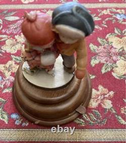 Swiss Music Box Martens Wood Carving Luge