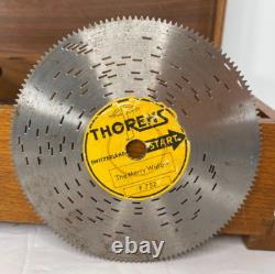 Switzerland Disc Music Box Wood Thorens with 10 Discs Swiss Thorens Working