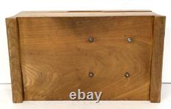 Switzerland Disc Music Box Wood Thorens with 10 Discs Swiss Thorens Working