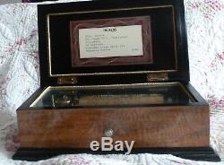 THORENS Swiss 6 Song 41 Note Wood Music Box