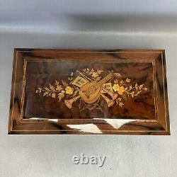 THORENS Wood MUSIC BOX with 7 DISCS Sorrento and Switzerland