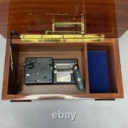 THORENS Wood MUSIC BOX with 7 DISCS Sorrento and Switzerland
