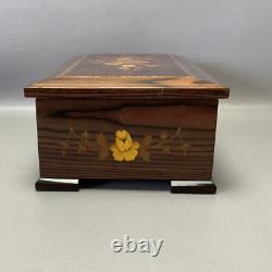 THORENS Wood MUSIC BOX with 7 DISCS Sorrento and Switzerland