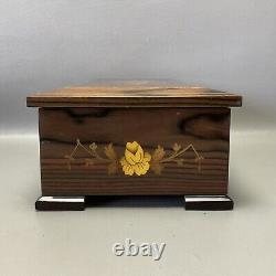 THORENS Wood MUSIC BOX with 7 DISCS Sorrento and Switzerland